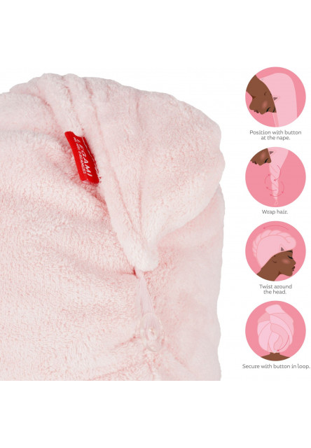 Uterák na vlasy Legami Hair Turban Towel - Love My Hair - Kitty