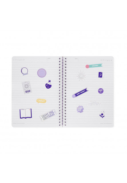 Zápisník Legami Bound Notebook - Spiral Notebook - Large Lined - Tarot