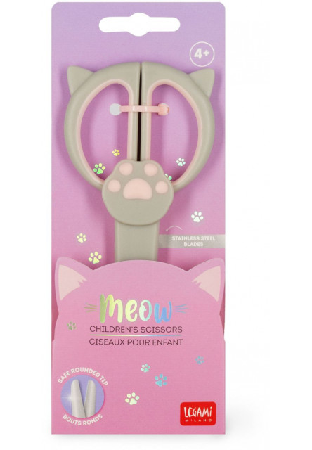 Detské nožnice Legami Kids Scissors - Meow - Kitty
