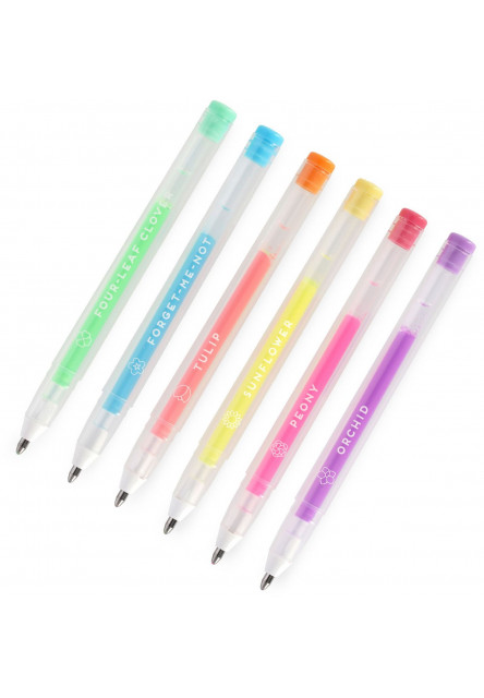 Set mini gélových pier Legami Set Of 6 Mini Gél Pens - Spring Is In The Air - Pastel Colours