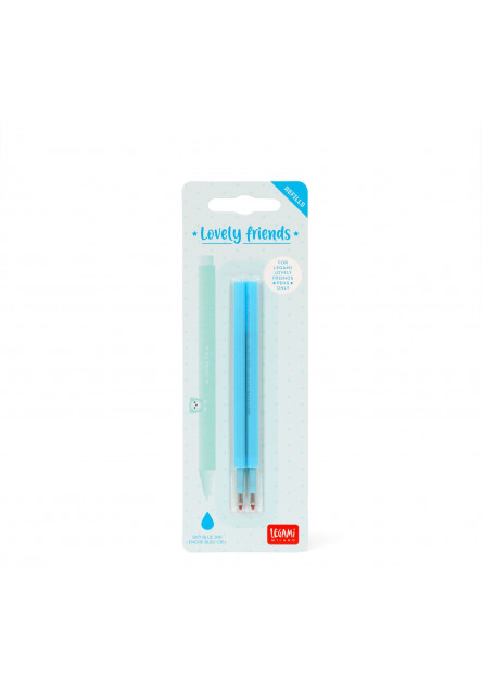 Náplne do gélového pera Legami 2 Refills Gél Pen L. Friends - Lovely Friends Refill Set - Sky Blue