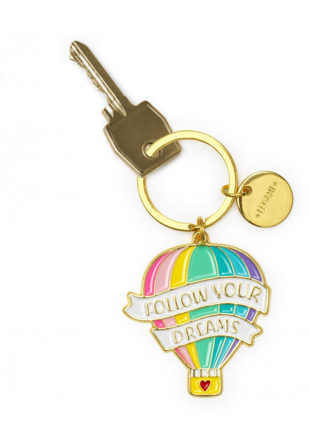 Kľúčenka Legami Enamel Key Ring - What A Key Ring - Air Balloon