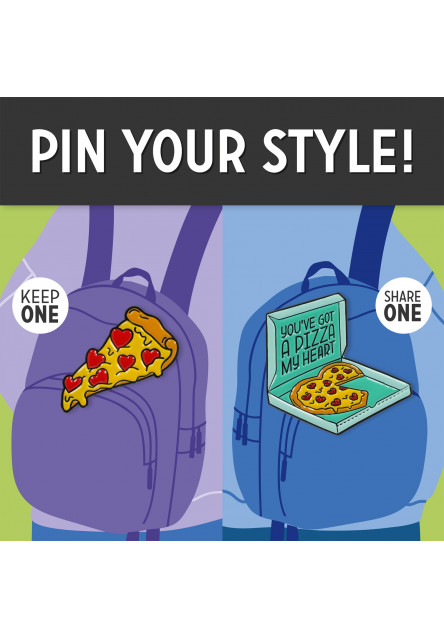 Brošňa Legami Enamel Metal Pin - Pin Your Style! - Pizza