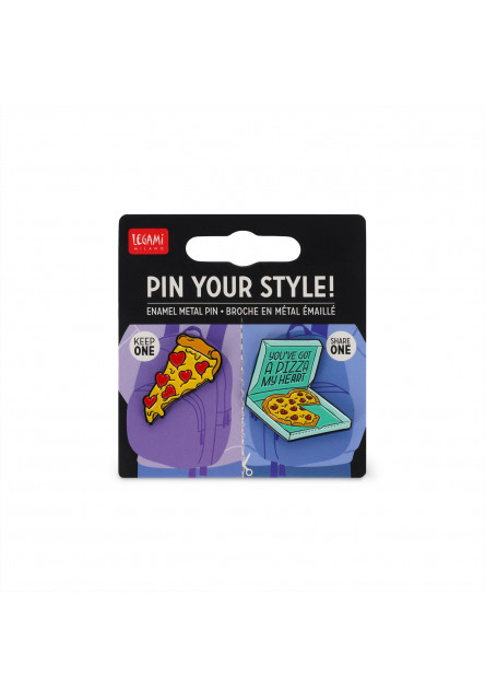 Brošňa Legami Enamel Metal Pin - Pin Your Style! - Pizza