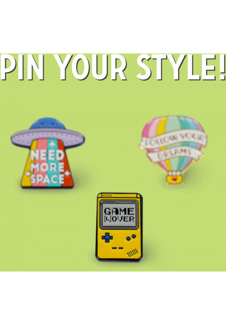 Brošňa Legami Enamel Metal Pin - Pin Your Style! - Game Lover
