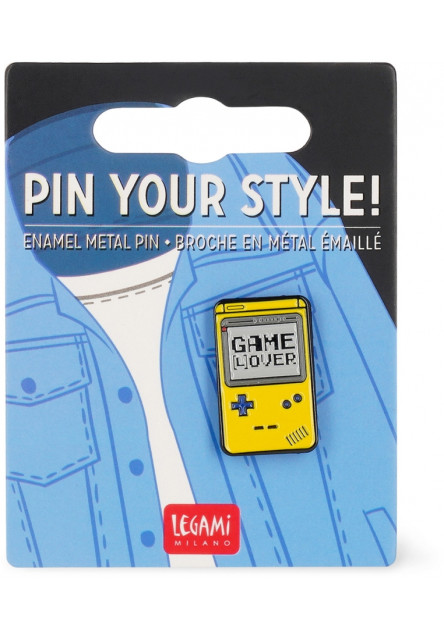 Brošňa Legami Enamel Metal Pin - Pin Your Style! - Game Lover