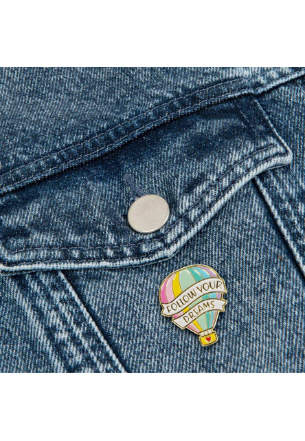 Brošňa Legami Enamel Metal Pin - Pin Your Style! - Air Balloon