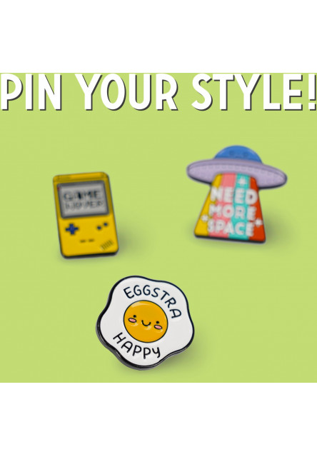 Brošňa Legami Enamel Metal Pin - Pin Your Style! - Egg