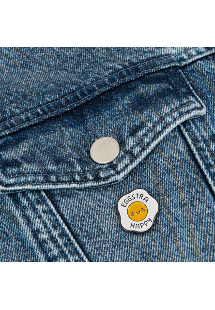 Brošňa Legami Enamel Metal Pin - Pin Your Style! - Egg