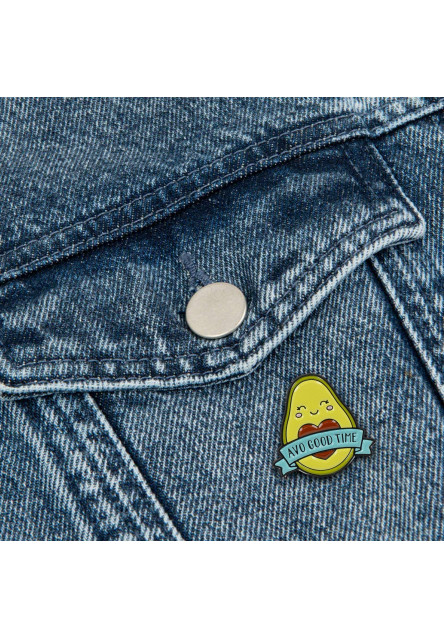 Brošňa Legami Enamel Metal Pin - Pin Your Style! - Avocado