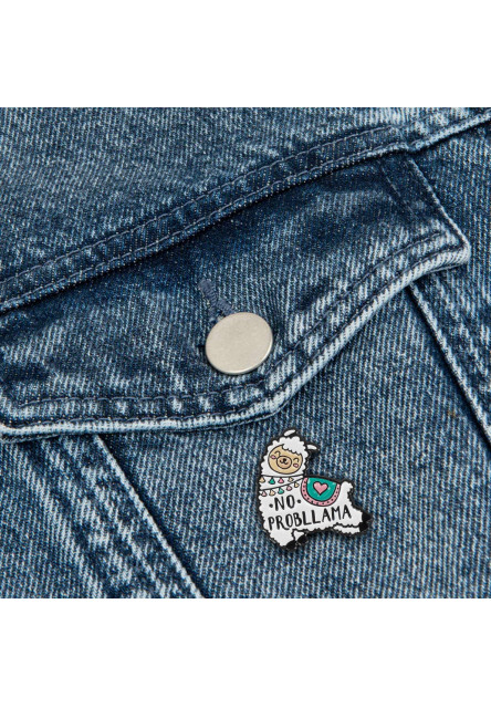 Brošňa Legami Enamel Metal Pin - Pin Your Style! - Llama