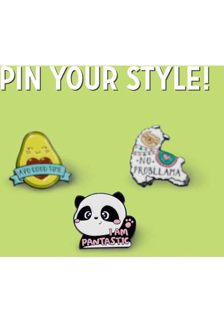 Brošňa Legami Enamel Metal Pin - Pin Your Style! - Panda