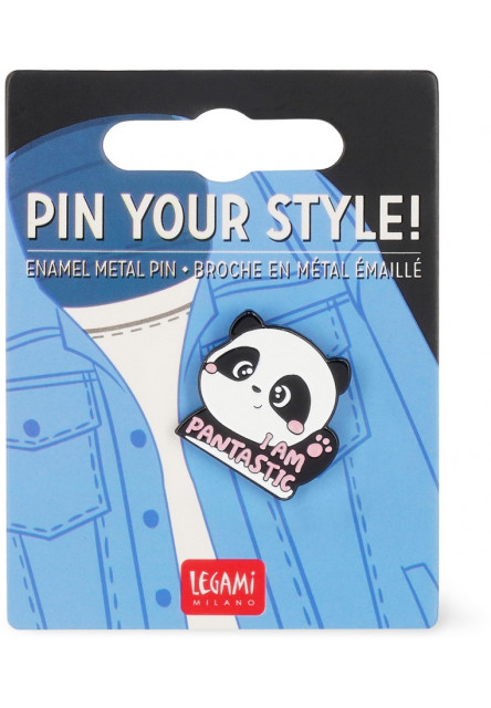 Brošňa Legami Enamel Metal Pin - Pin Your Style! - Panda
