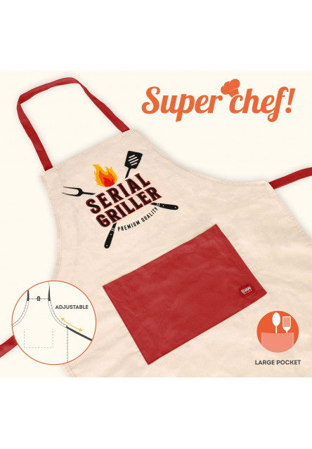 Zástera Legami Apron - Super Chef - Serial Griller