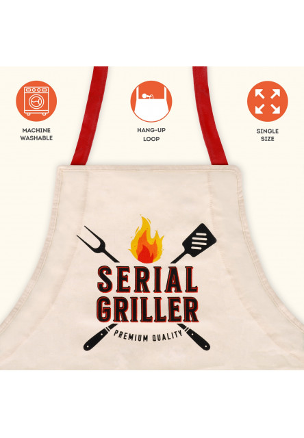 Zástera Legami Apron - Super Chef - Serial Griller
