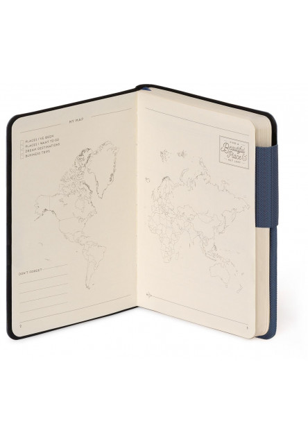 Zápisník Legami Plain Notebook - My Notebook - Small - Galactic Blue