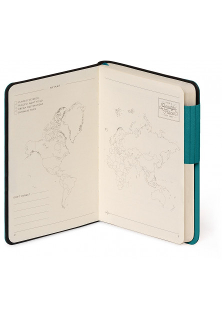 Zápisník Legami Plain Notebook - My Notebook - Small - Malachite Green