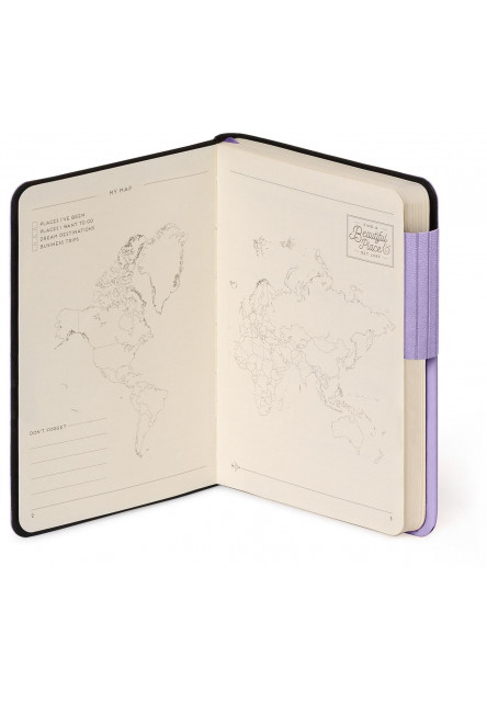 Zápisník Legami Lined Notebook - My Notebook - Small - Lavender