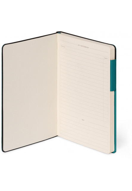 Zápisník Legami Plain Notebook - My Notebook - Medium - Malachite Green