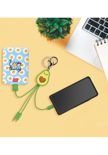 Sada káblov Legami Charging Multi Cable - Link Up - Avocado