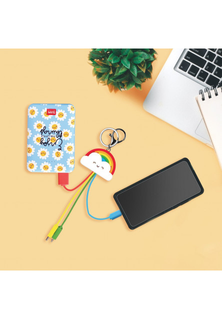 Powerbanka Legami Power Bank - Supercharge_5000Mah - Daisy
