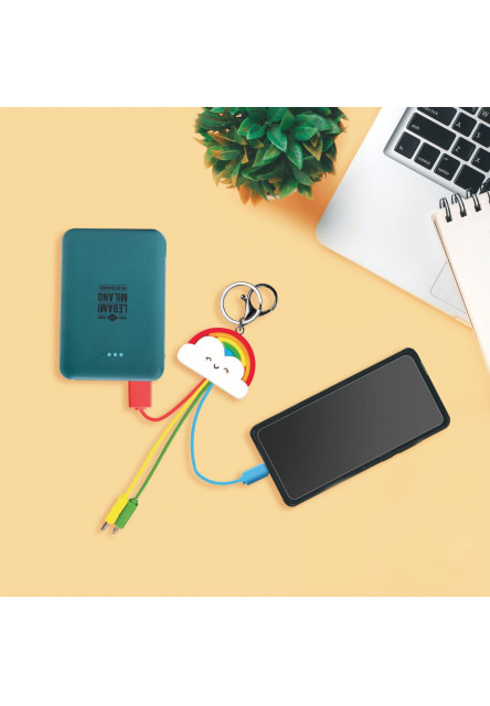 Powerbanka Legami Power Bank - Supercharge_5000Mah - Petrol Blue