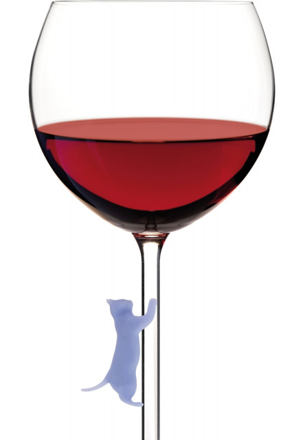 Značítka na poháre Legami Set Of 6 Drink Markers - Meow - Multicolor - Kitty