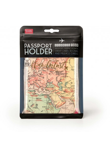 Púzdro na pás Legami Passport Holder - Travel