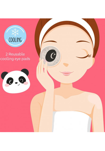 Chladiace vankúšiky Legami Reusable Cooling Eye Pads - Chill Out - Panda