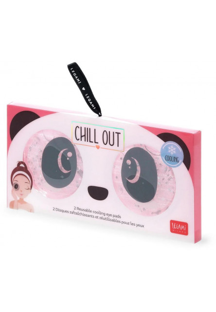 Chladiace vankúšiky Legami Reusable Cooling Eye Pads - Chill Out - Panda