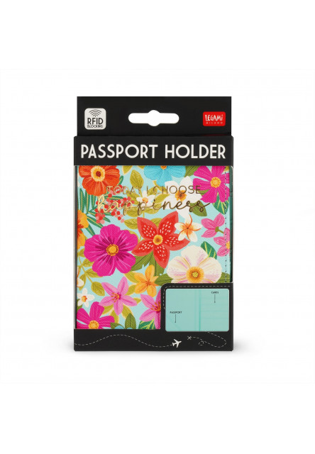 Púzdro na pas Legami Passport Holder - Flowers