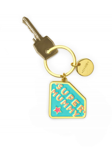 Prívesok na kľúče Legami Enamel Key Ring - What A Key Ring - Super Mummy