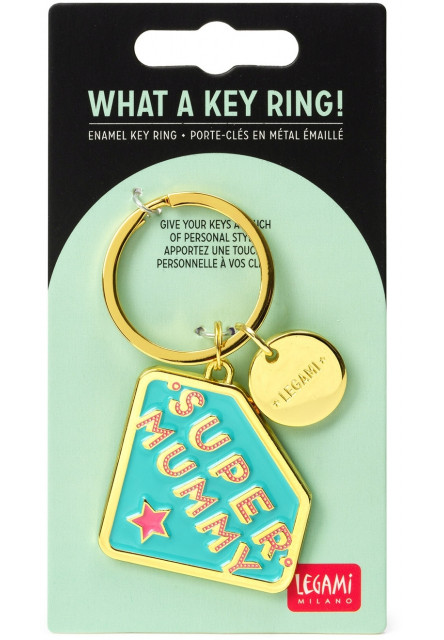 Prívesok na kľúče Legami Enamel Key Ring - What A Key Ring - Super Mummy