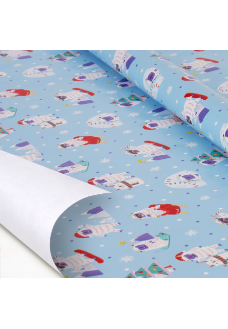 Baliaci papier Legami Wrapping Paper - Yeti