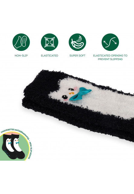 Protišmykové ponožky Legami Non-Slip Socks - It's A Match! - Penguin- Adult