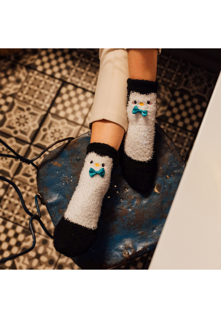 Protišmykové ponožky Legami Non-Slip Socks - It's A Match! - Penguin- Adult