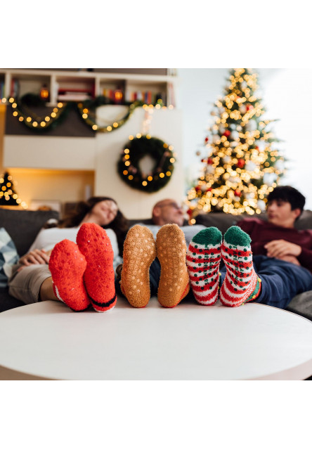 Protišmykové ponožky Legami Non-Slip Socks - It's A Match! - Reindeer- Adult