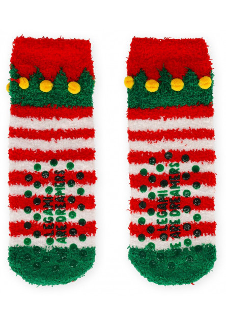 Protišmykové ponožky Legami Non-Slip Socks - It's A Match! - Elf - Kid