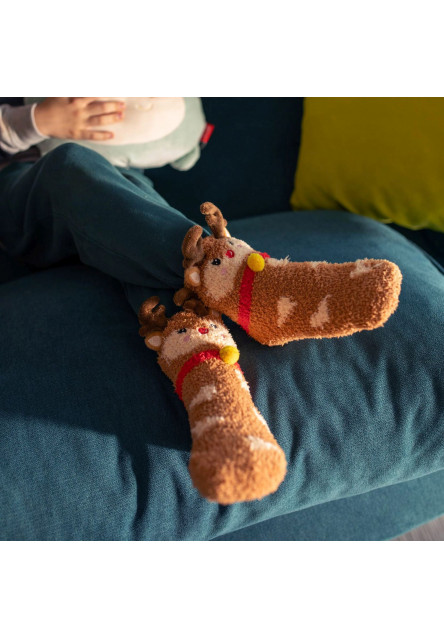 Protišmykové ponožky Legami Non-Slip Socks - It's A Match! - Reindeer - Kid
