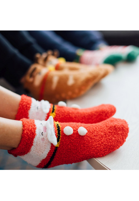 Protišmykové ponožky Legami Non-Slip Socks - It's A Match! - Santa Claus - Kid