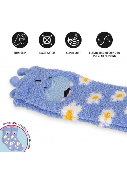 Protišmykové ponožky Legami Non-Slip Socks - It's A Match! - Hippo - Kid