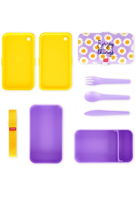 Škatuľka na desiatu Legami Lunch Box 1200 Ml - Daisy