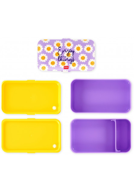 Škatuľka na desiatu Legami Lunch Box 1200 Ml - Daisy