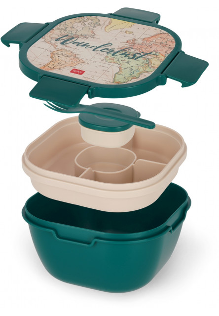 Škatuľka na desiatu Legami Lunch Box 1700 Ml - Travel