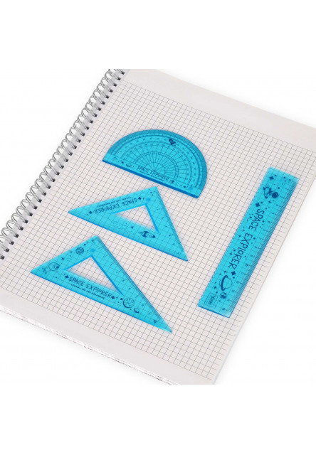 Set pravítok Legami Geometry Set - You Rule! - Space