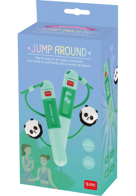 Švihadlo Legami Cordless Skipping Rope - Jump Around - Panda