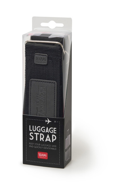 Popruh na kufor Legami Luggage Strap - Black