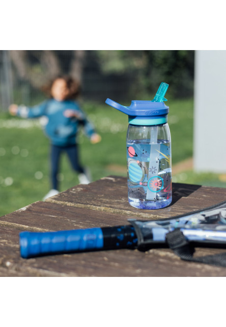 Plastová fľaša s náustkom Glow Kids Space 580 ml
