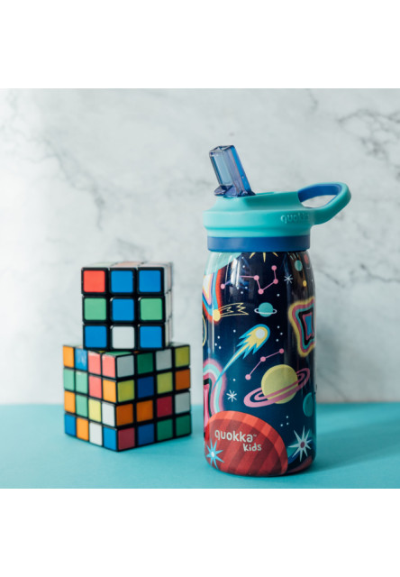 Nerezová termofľaša s náustkom Pop Kids Space 445 ml