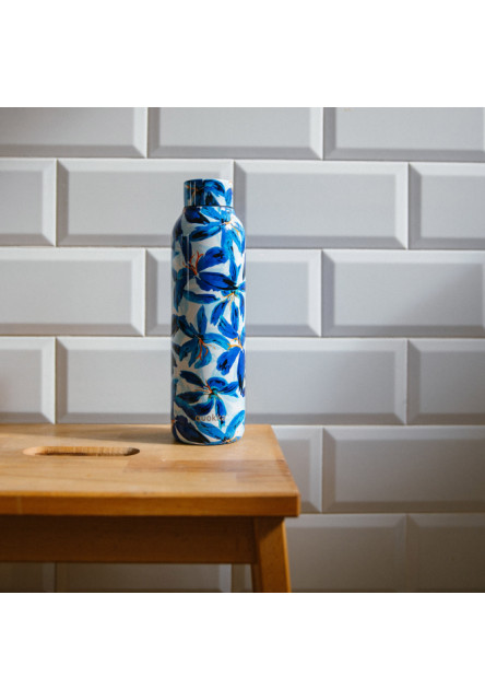 Nerezová termofľaša Solid Blue Hibiscus 630 ml